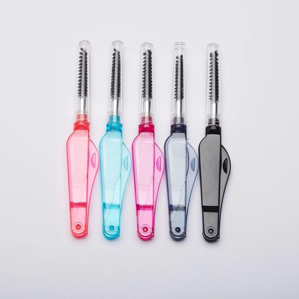 3PCS Stainless Steel Dual-Ended Eyelash Comb & Eyebrow Brush