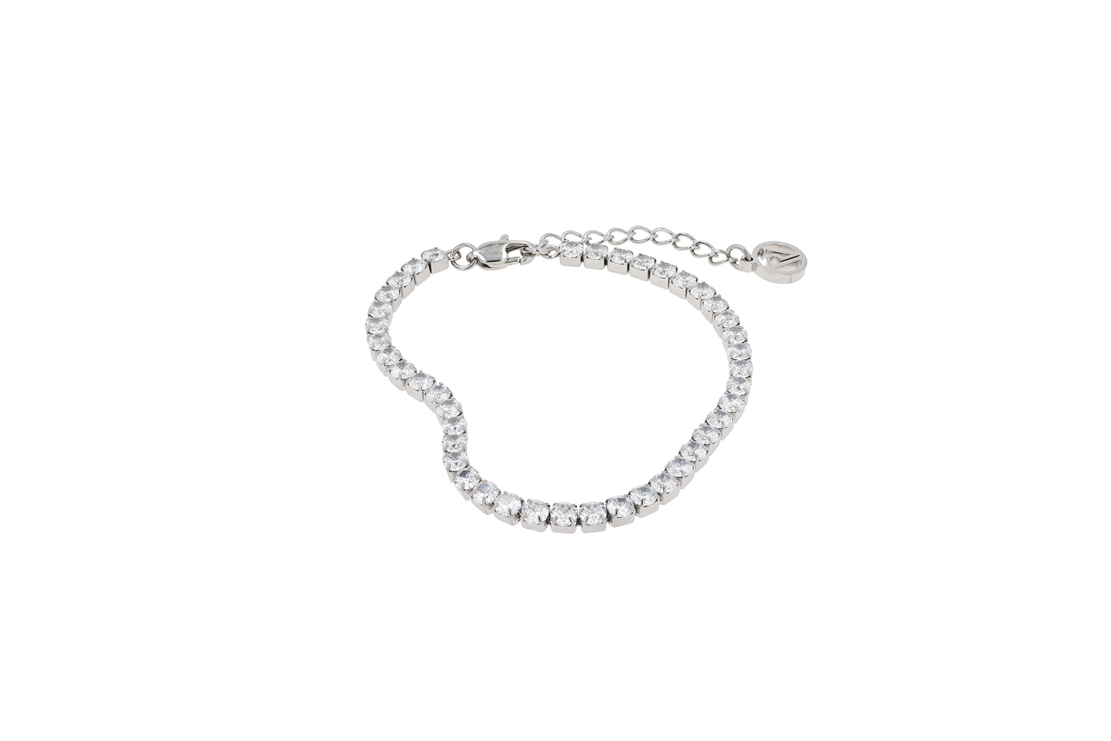 Sparkling Tennis Bracelet Silver