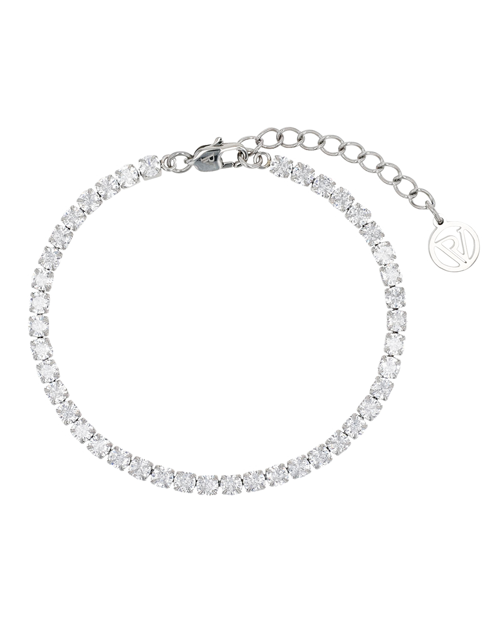 Sparkling Tennis Bracelet Silver