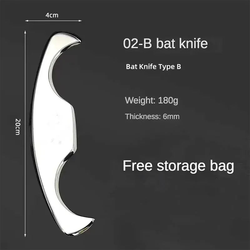 5pcs Fascial Knife Deep Tissue Muscle Scraper Guasha Tool Set IASTM Tool Relieve Sore Muscles Stainless Steel Fascial Massager