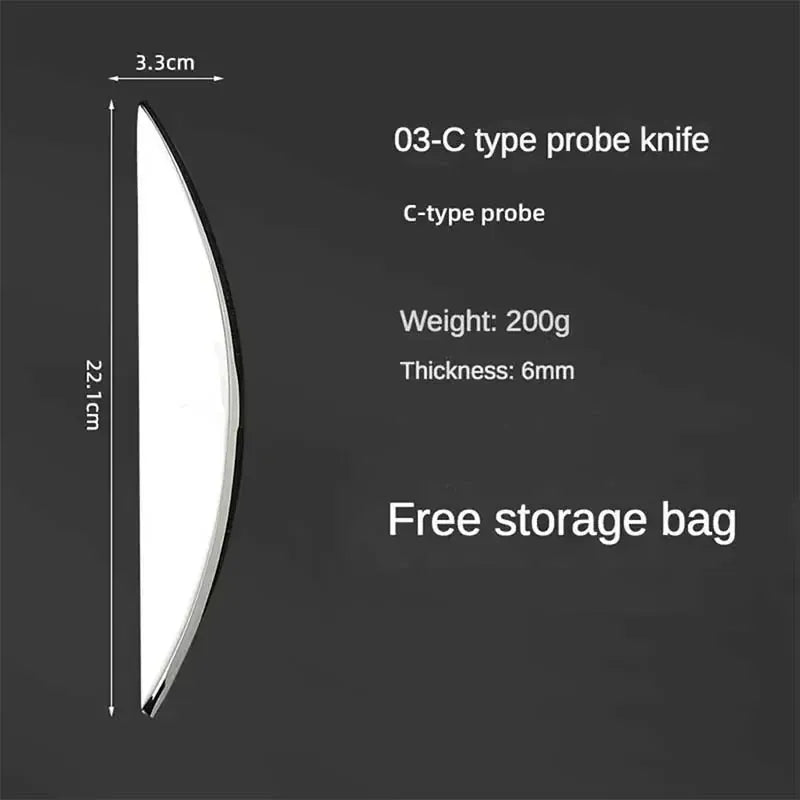 5pcs Fascial Knife Deep Tissue Muscle Scraper Guasha Tool Set IASTM Tool Relieve Sore Muscles Stainless Steel Fascial Massager