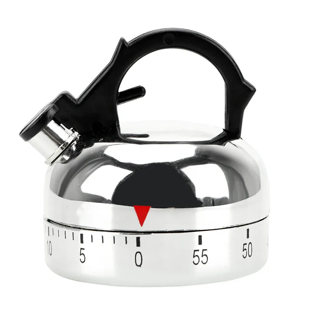 60 Minutes Kitchen Timer Kettle Shape Mechanical Timer