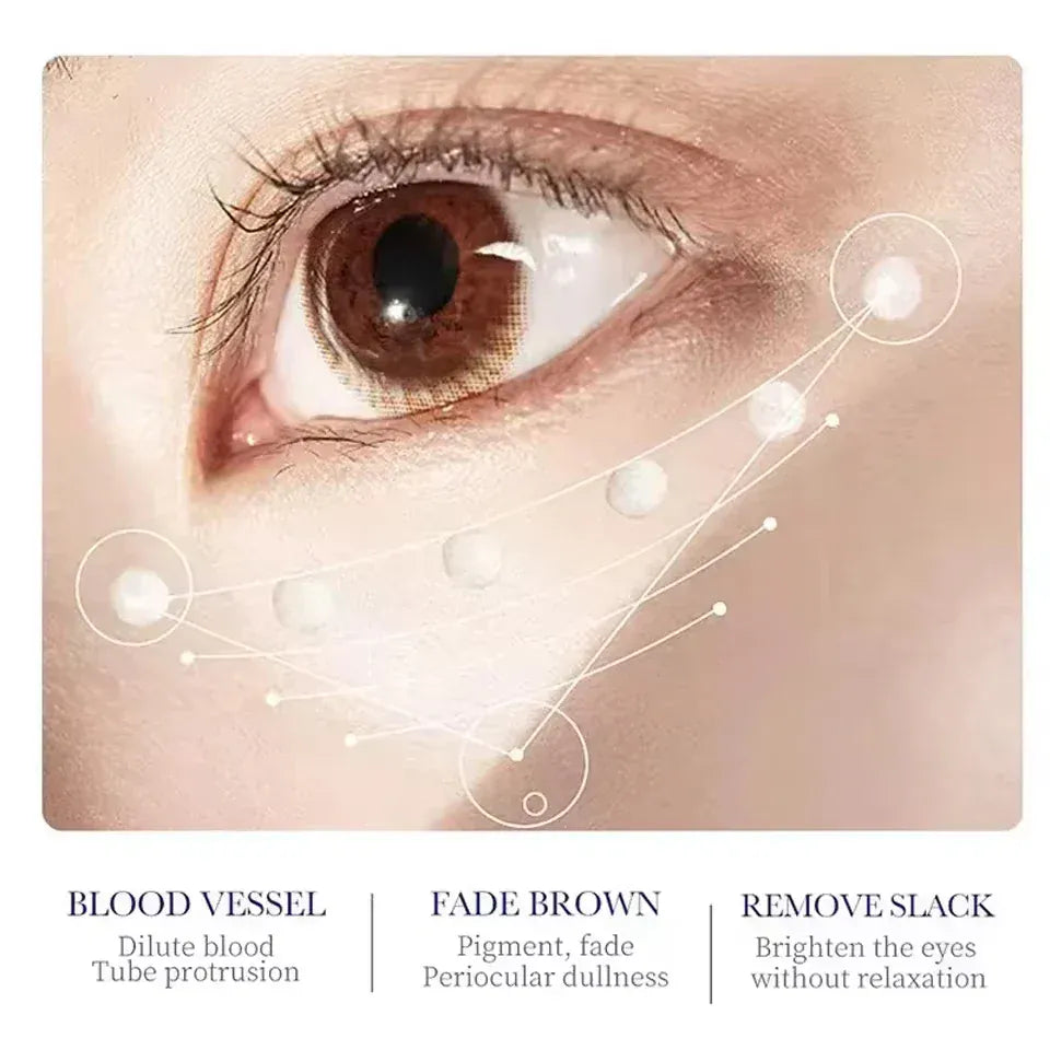 7 Day Tighten Smooth Wrinkles Eye Cream Korean Fade Eye Fine Line Dark Circles Bags Puffiness Tighten Under Eyes Women Skin Care