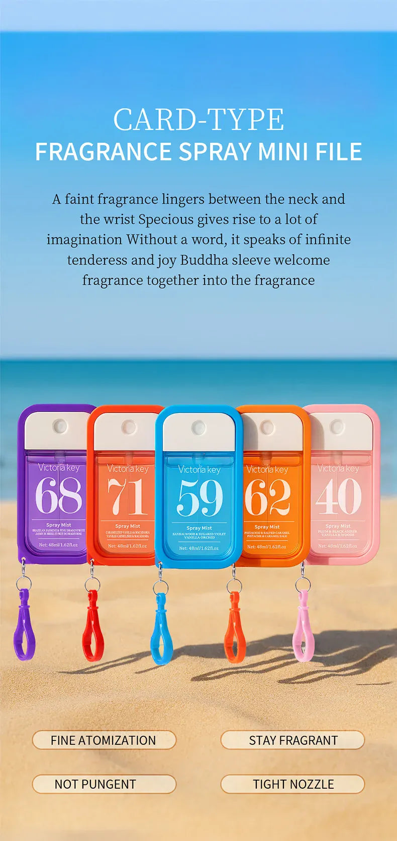 Brazilian perfume digital spray perfume fragrance lasting fragrance ladies fresh khaki perfume alcohol-free convenient travel