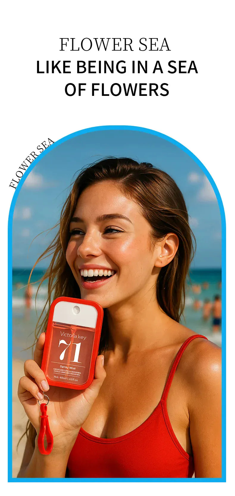 Brazilian perfume digital spray perfume fragrance lasting fragrance ladies fresh khaki perfume alcohol-free convenient travel