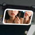 Car Vanity Makeup Mirror with Lights, Dimmable Touch Control LED