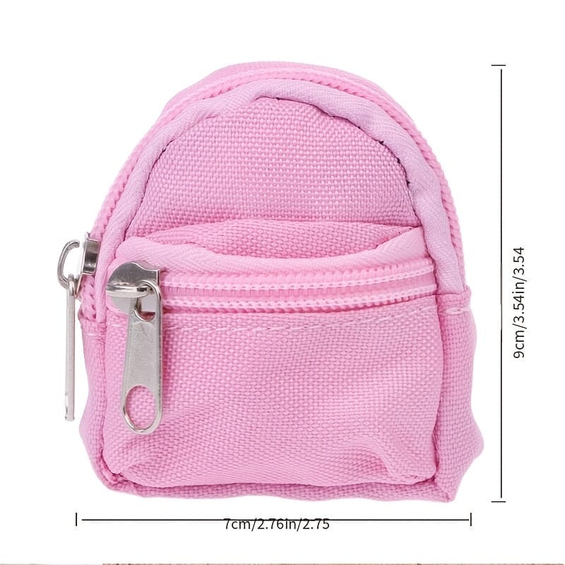 for LABUBU 11.81inch Doll 1/6 BJD Doll Mini Bag Backpack Mini Doll Bag Doll House Decoration Toy Accessories for Gifts Halloween, Christmas Gift