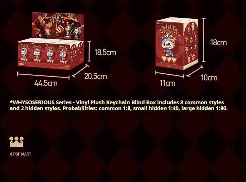 Genuine POP MART Labubu Halloween Vinyl Series Blind Box