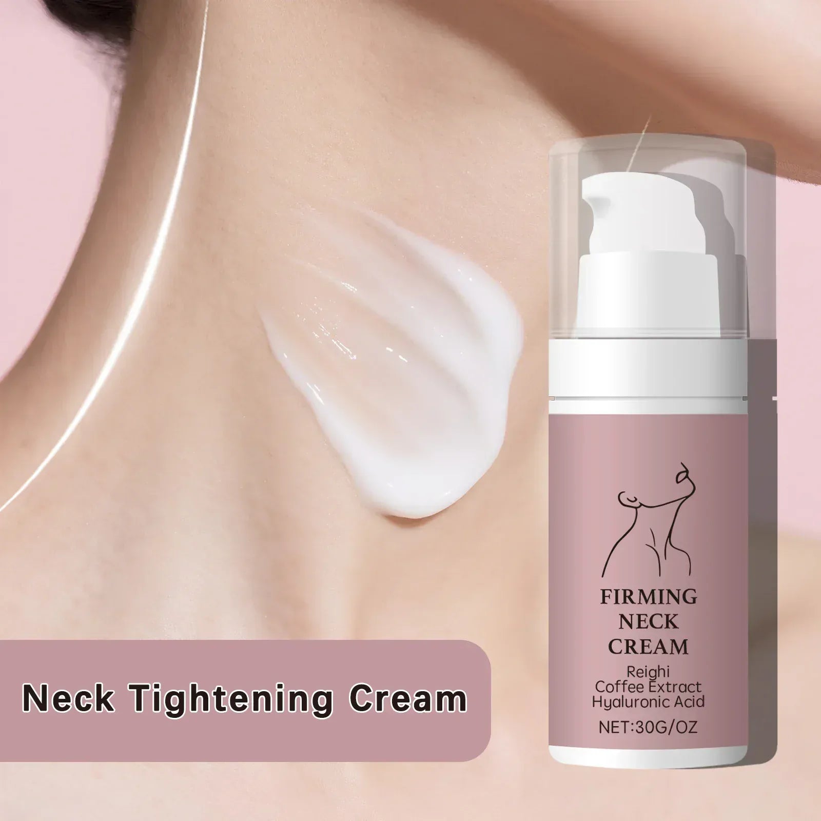 Tighten Lift Neck Cream Lightens Fine Lines Brightens Firms Nourishes Neck Cream Lightening Smoothing Moisturizer Neck Cream ﻿