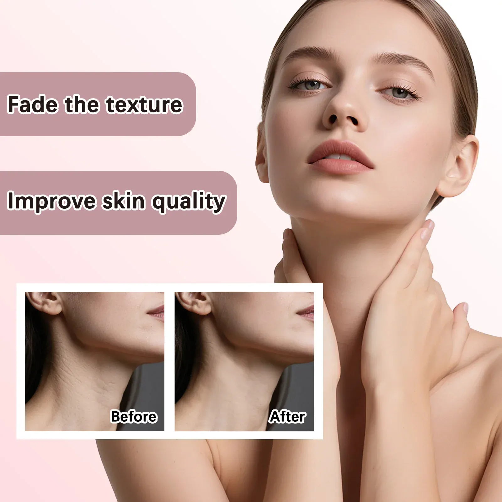 Tighten Lift Neck Cream Lightens Fine Lines Brightens Firms Nourishes Neck Cream Lightening Smoothing Moisturizer Neck Cream ﻿