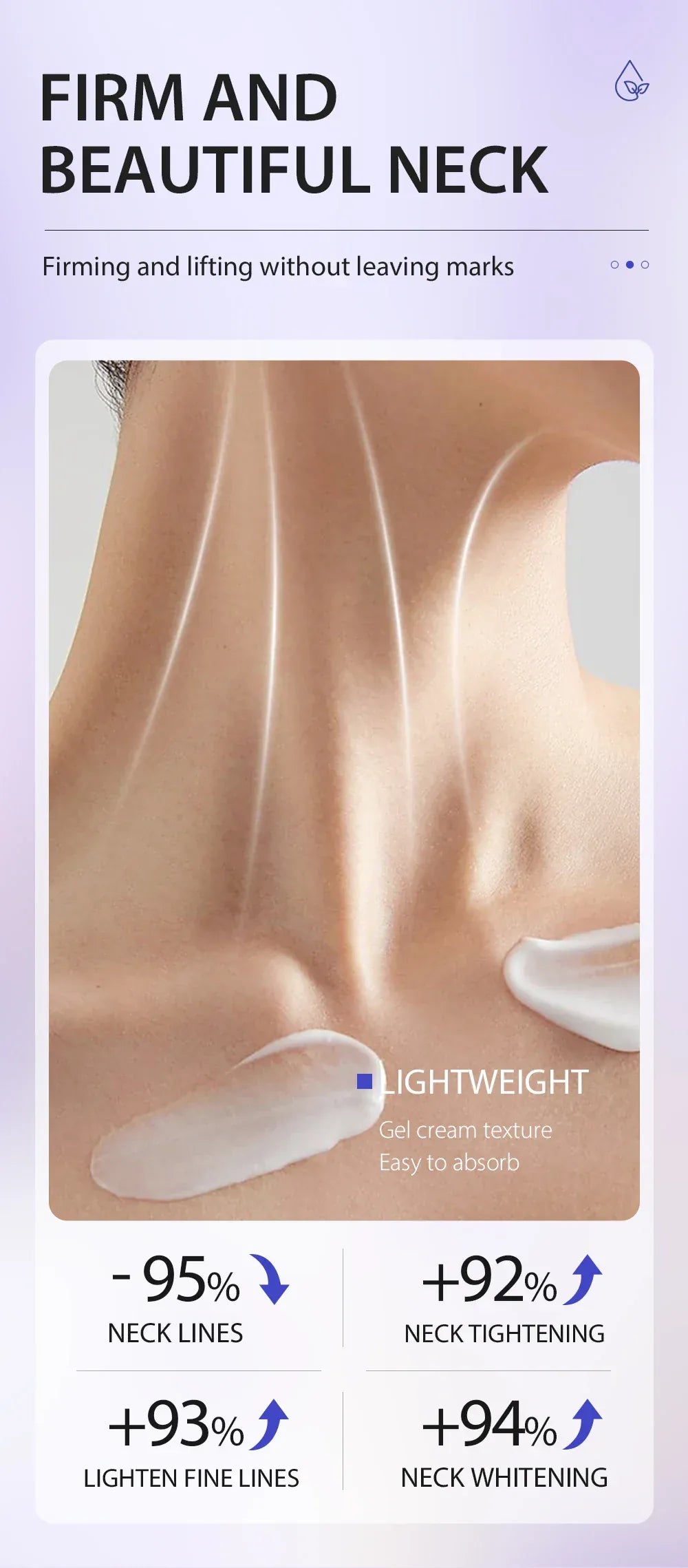 Tighten Lifting Neck Cream Fade Fine Lines Brighten Firming Nourish Smoothing Moisturizer Rejuvenation  Beauty Skin Care Product