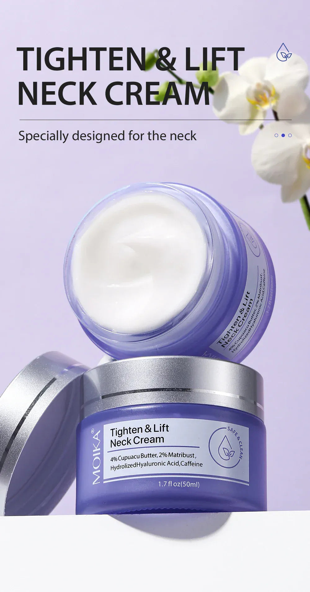 Tighten Lifting Neck Cream Fade Fine Lines Brighten Firming Nourish Smoothing Moisturizer Rejuvenation  Beauty Skin Care Product